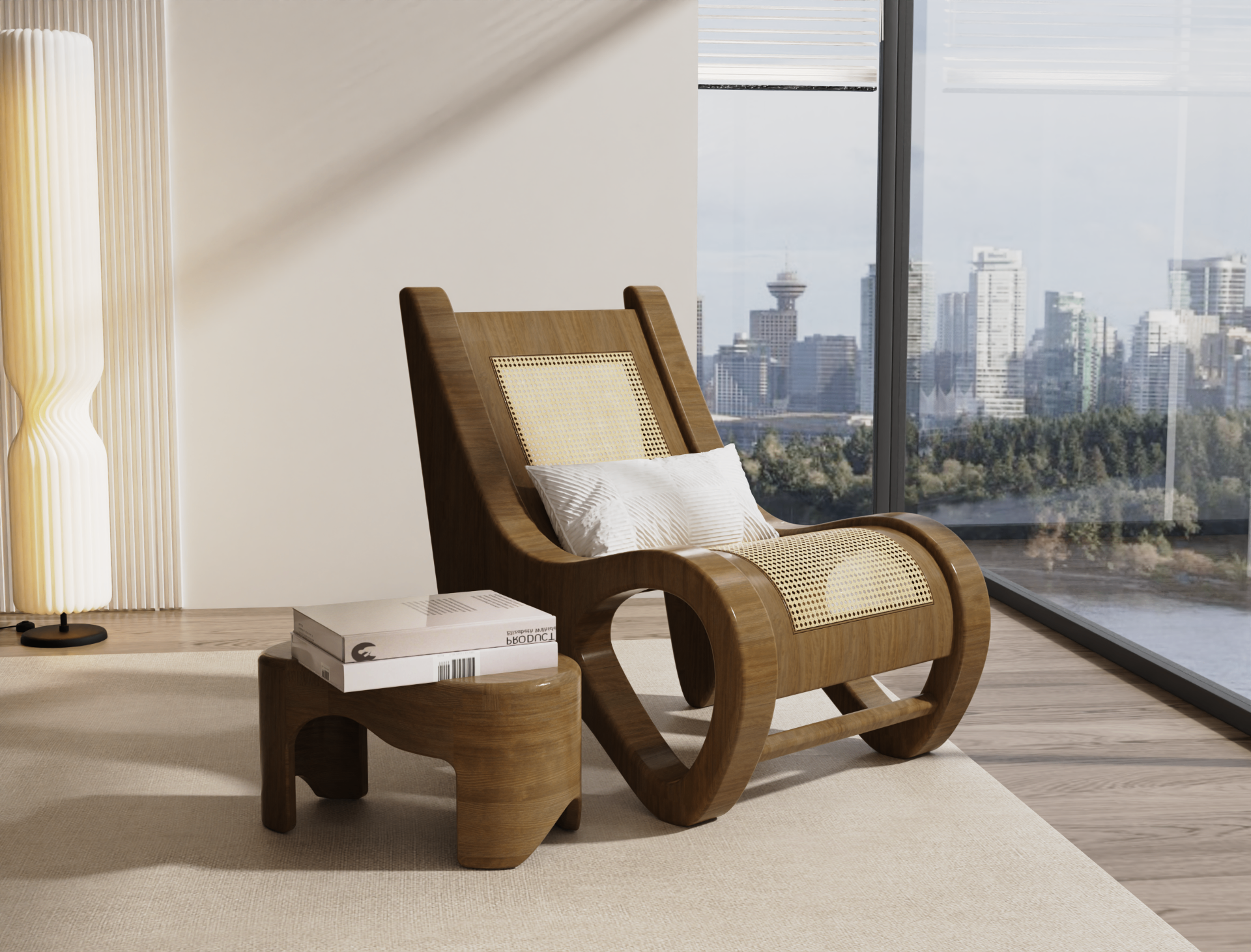《卯木藤·流云椅》FLOWING Chair 场景 2