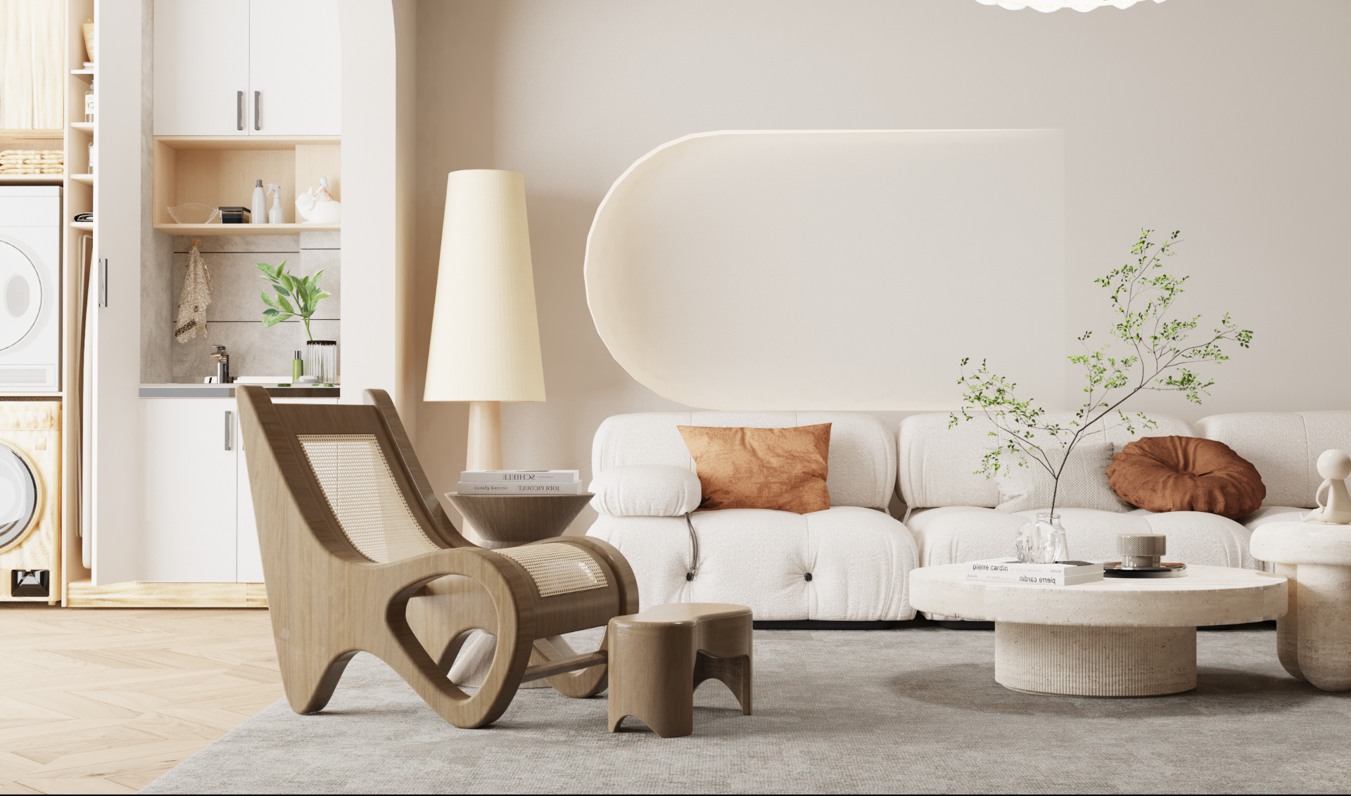 《卯木藤·流云椅》FLOWING Chair 场景 5