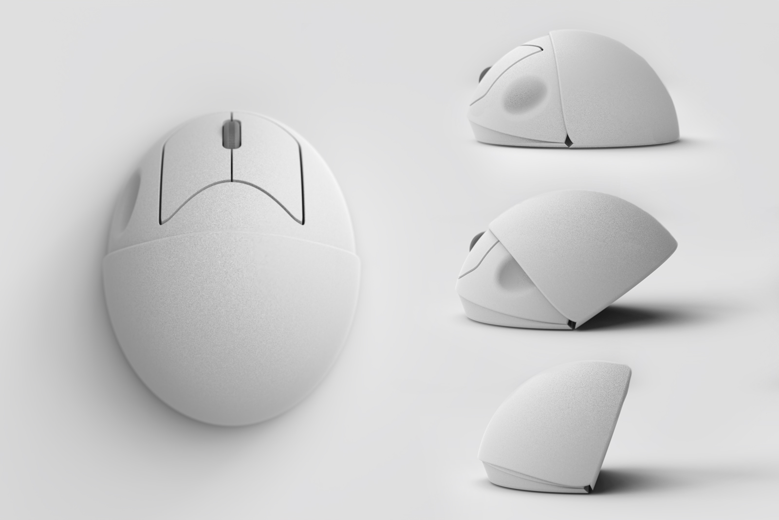 Foldable mouse design