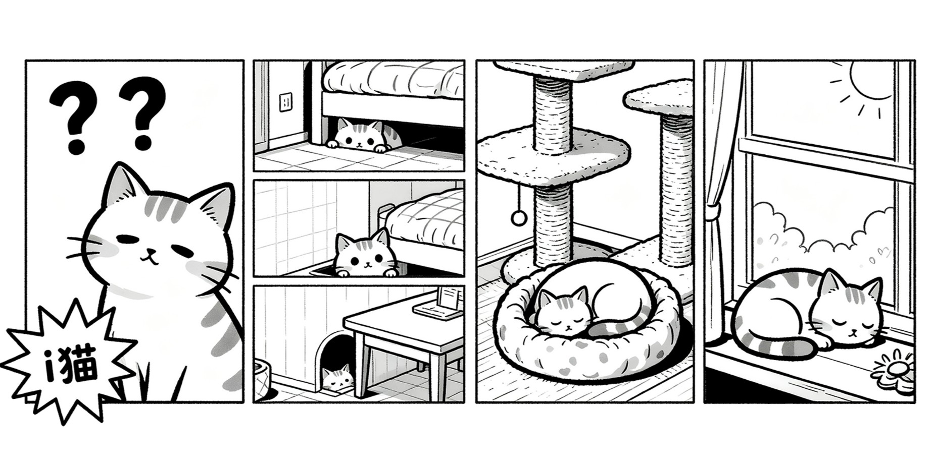 Cat behavior comic I