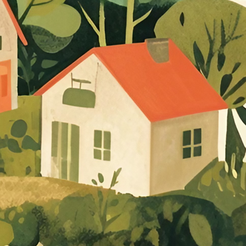 wooden house